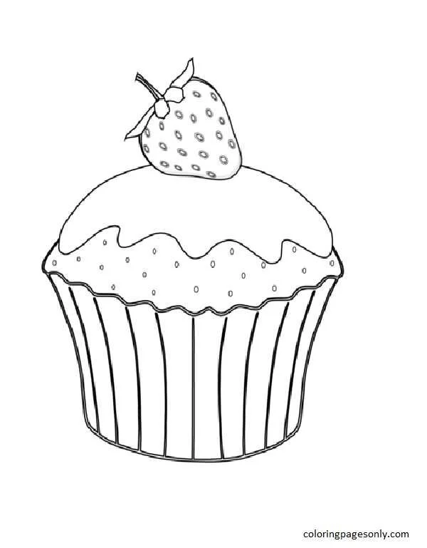 Cupcake Coloring Pages 42