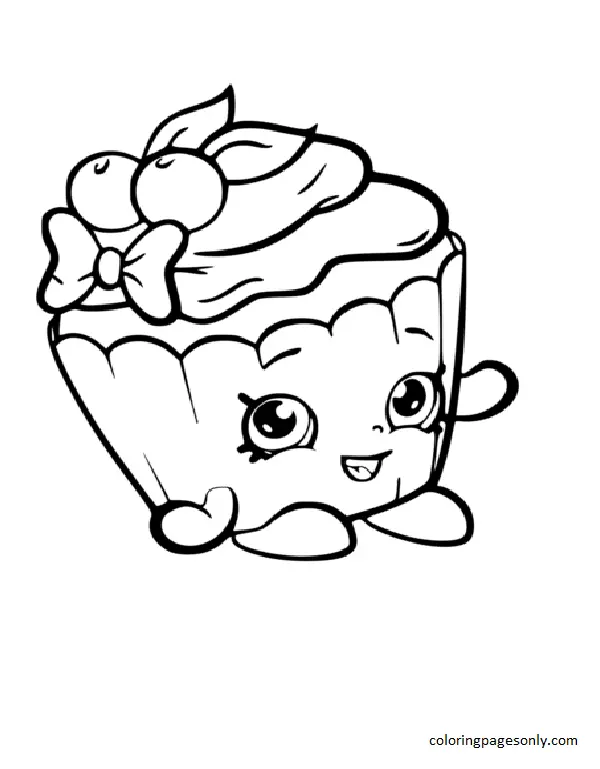 Cupcake Coloring Pages 44