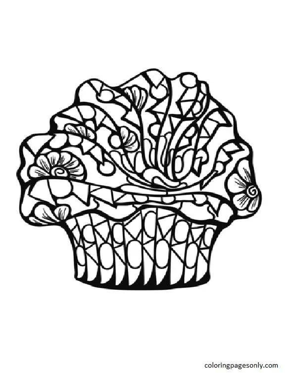 Cupcake Coloring Pages 47