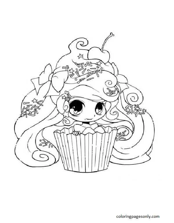 Cupcake Coloring Pages 9