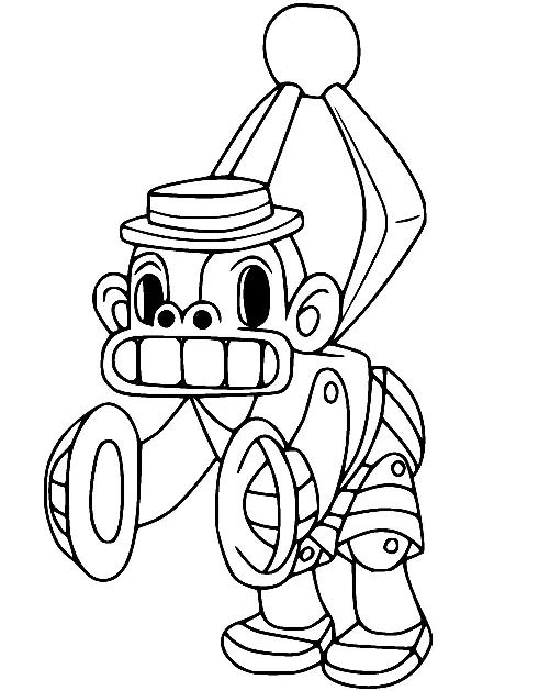Cuphead Coloring Pages 111
