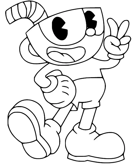 Cuphead Ausmalbilder 97