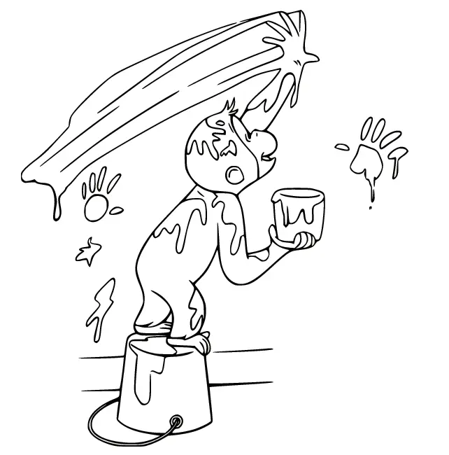 Desenhos de George o Curioso Para Colorir 56