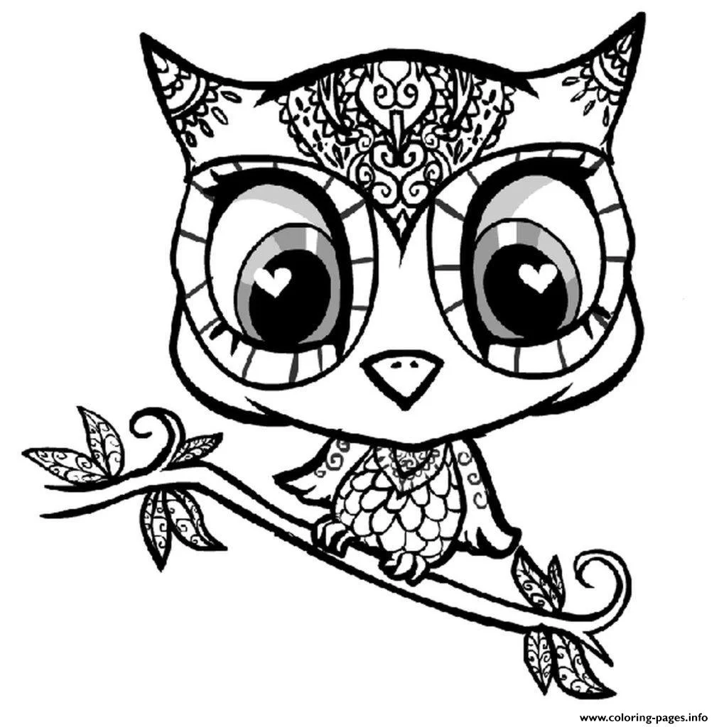 Cute Bird Coloring Pages 20
