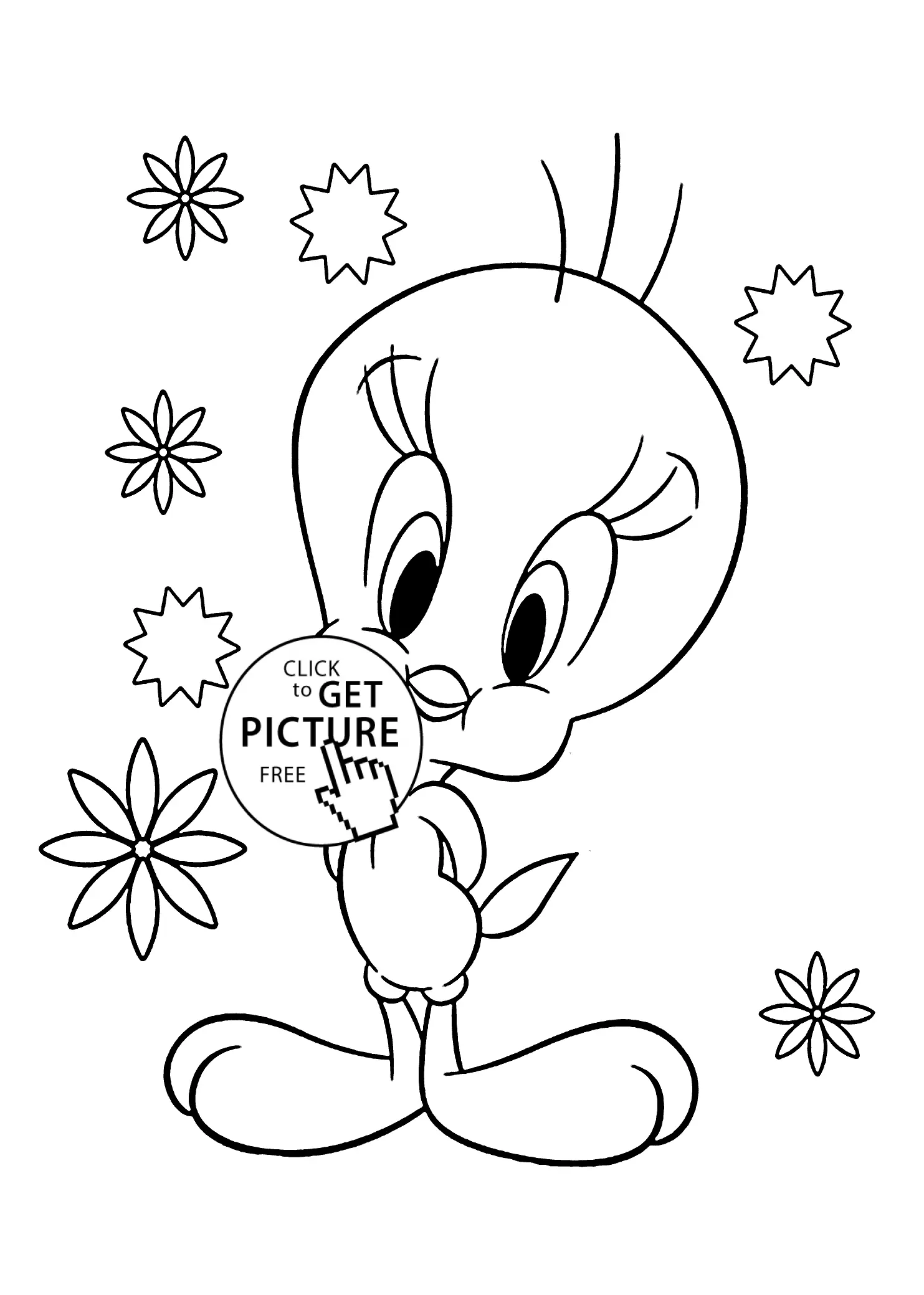Cute Bird Coloring Pages 24