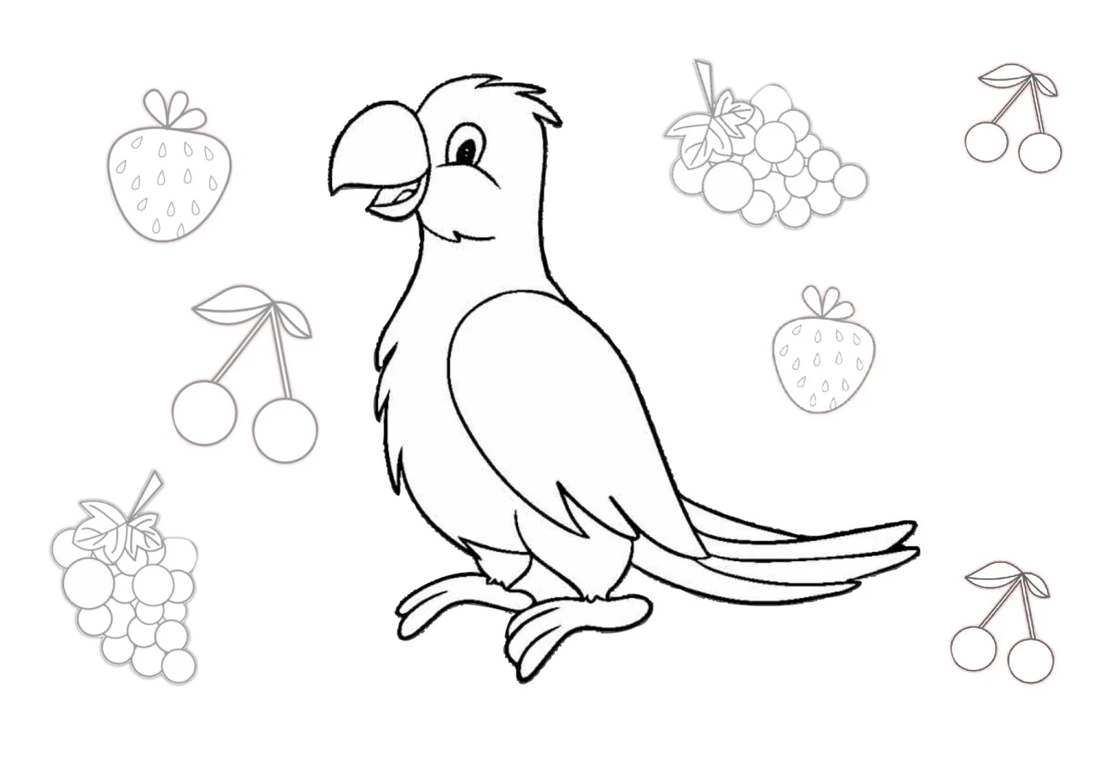 Cute Bird Coloring Pages 29