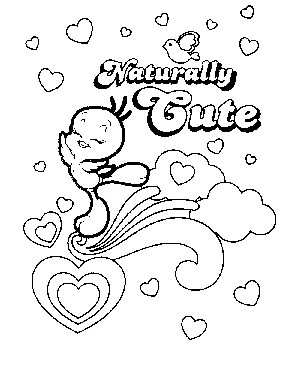 Cute Bird Coloring Pages 38