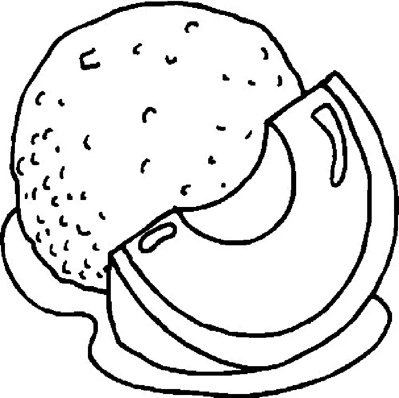 Desenhos de Frutas Fofas Para Colorir 11