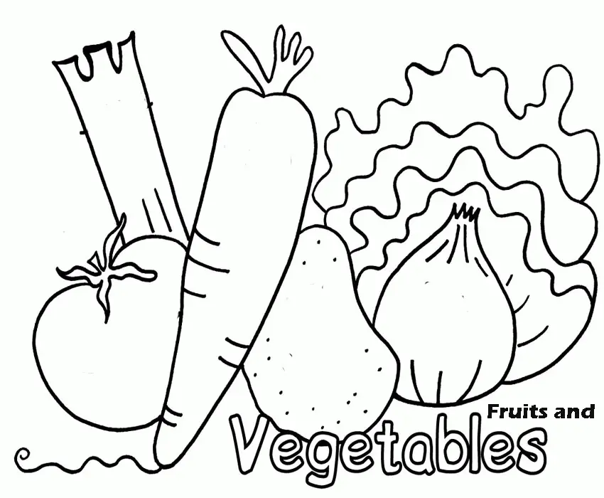 Desenhos de Frutas Fofas Para Colorir 7
