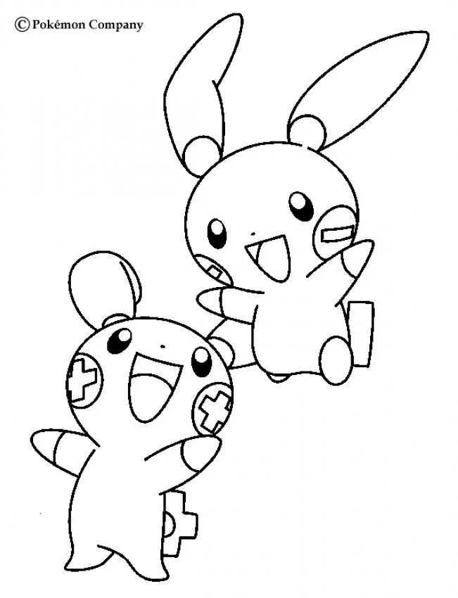 Cute Pokemon Coloring Pages 1