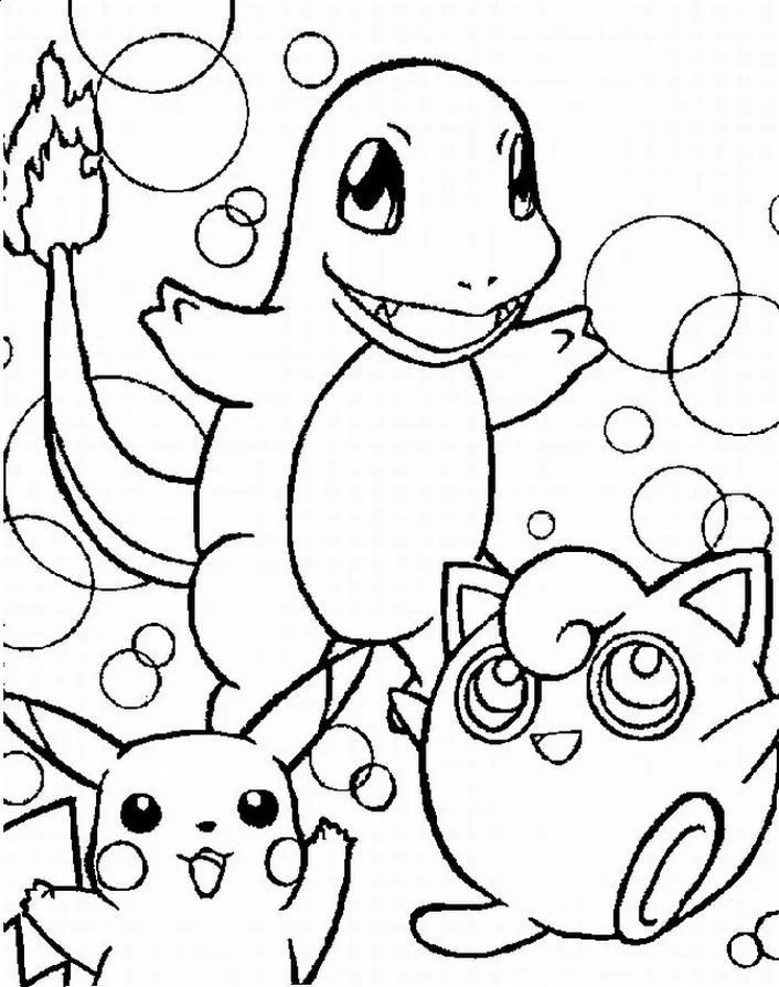 Cute Pokemon Coloring Pages 19