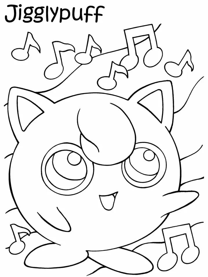 Cute Pokemon Coloring Pages 2