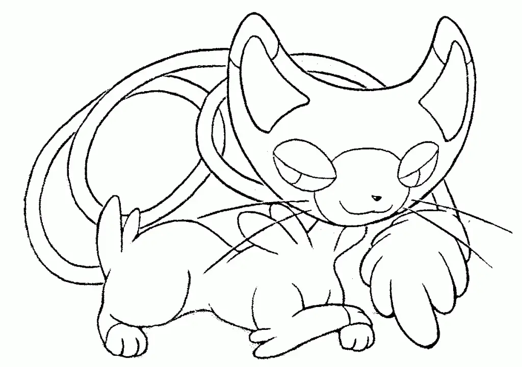 Cute Pokemon Coloring Pages 27