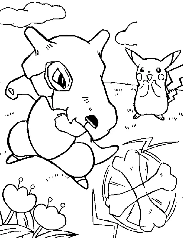 Cute Pokemon Coloring Pages 7