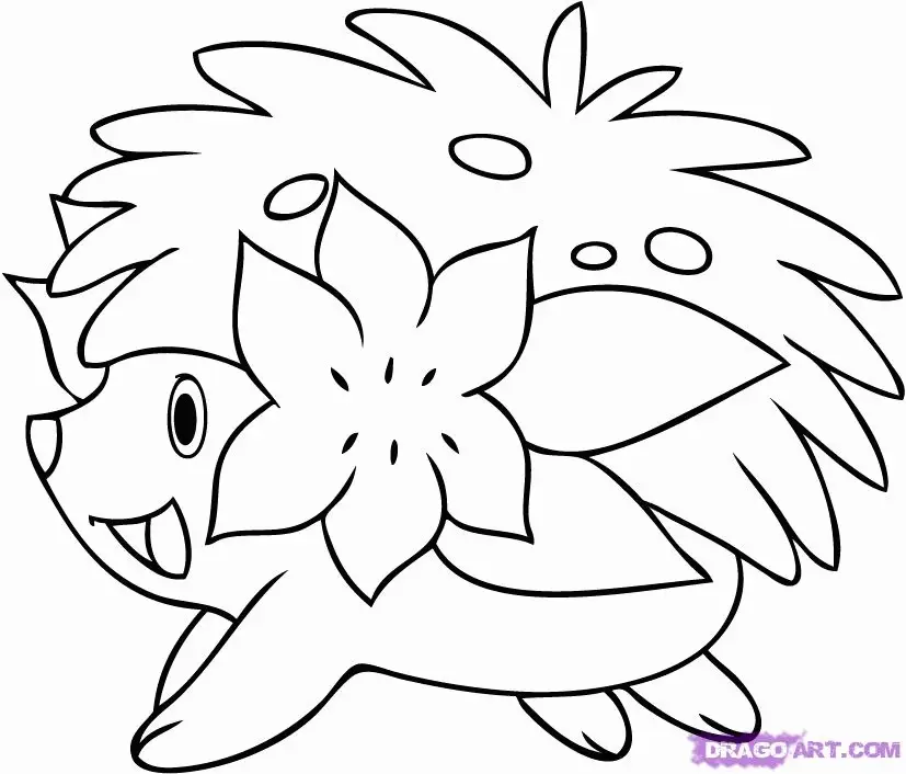 Cute Pokemon Coloring Pages 9