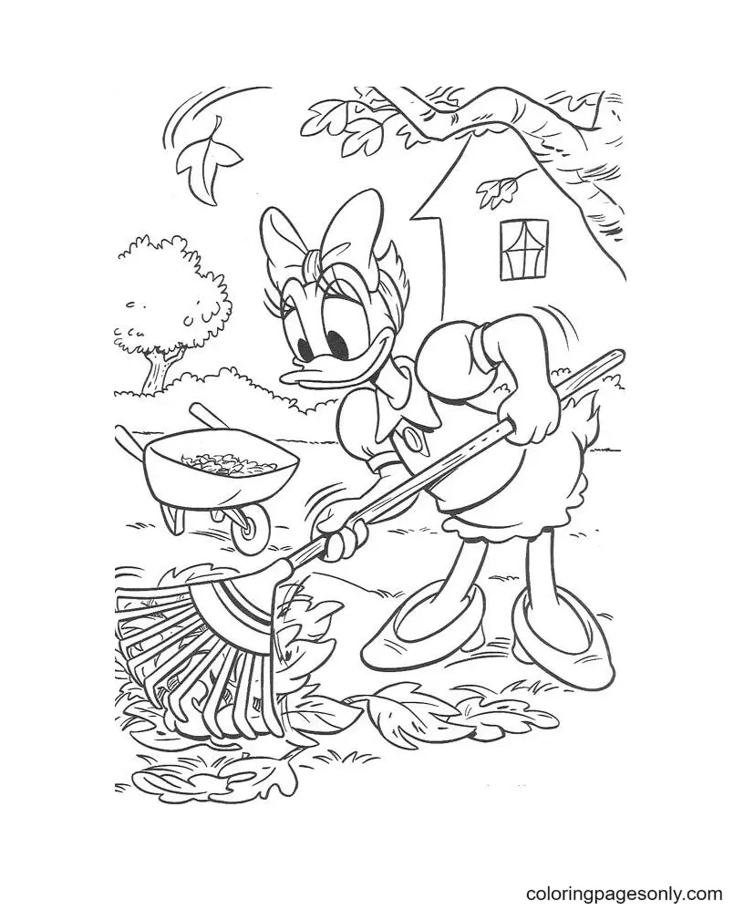 Daisy Duck Coloring Pages 17