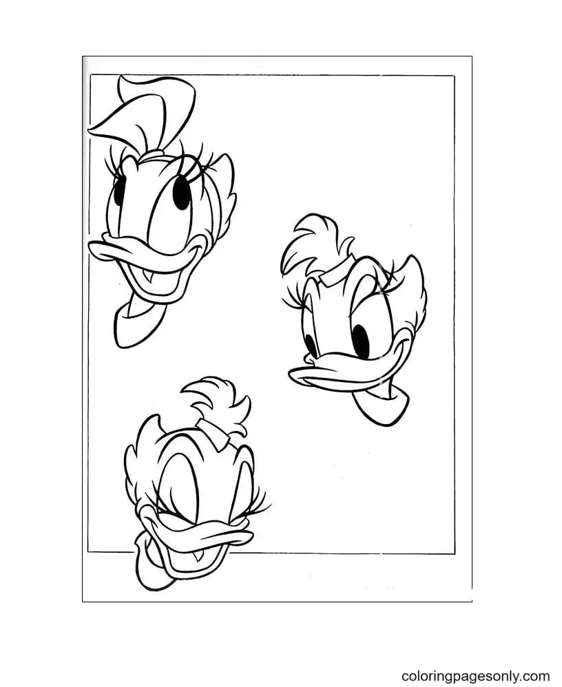 Daisy Duck Coloring Pages 39