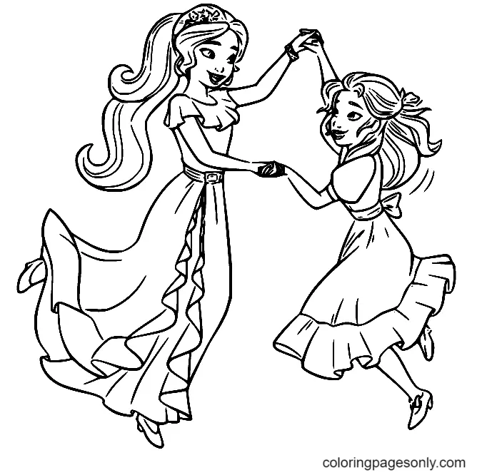 Baile Para Colorear 11