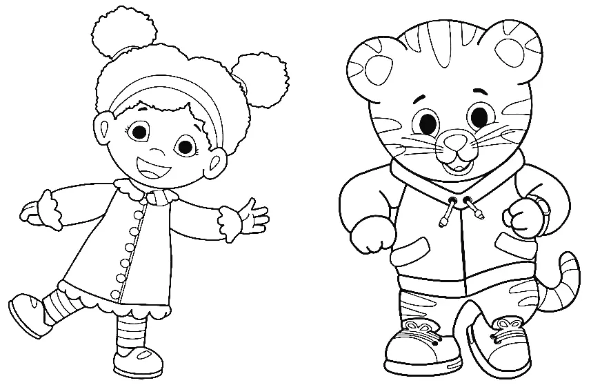 Daniel Tiger Ausmalbilder 1