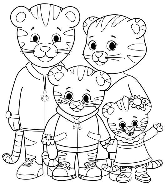 Daniel Tiger Ausmalbilder 4