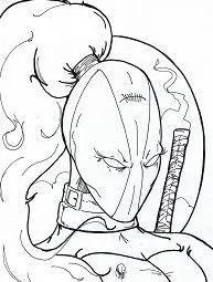 Deadpool Ausmalbilder 100