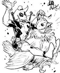 Deadpool Ausmalbilder 103