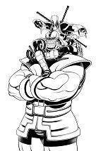 Deadpool Ausmalbilder 108