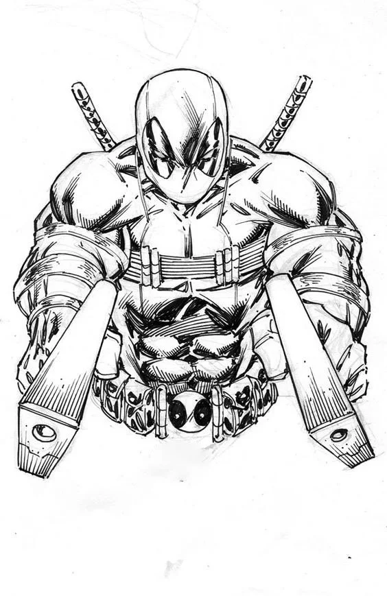 Deadpool Ausmalbilder 109