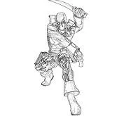 Desenhos de deadpool Para Colorir 120