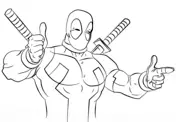 Deadpool Ausmalbilder 122