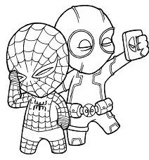 Deadpool Coloring Pages 21
