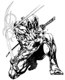 Deadpool Ausmalbilder 32