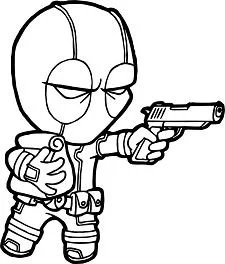 Deadpool Ausmalbilder 33