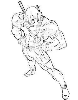 Deadpool Ausmalbilder 36