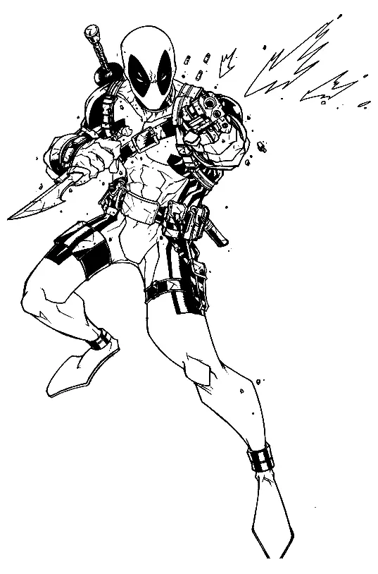 Deadpool Ausmalbilder 40