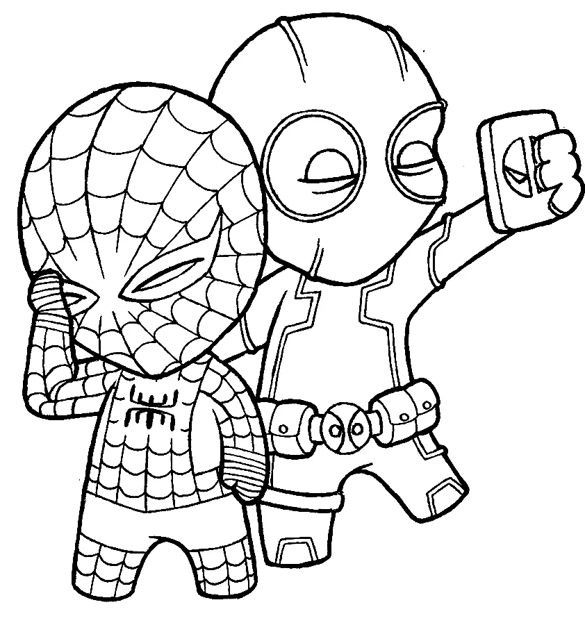 Deadpool Ausmalbilder 44