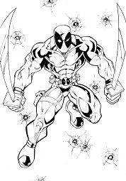 Deadpool Ausmalbilder 52