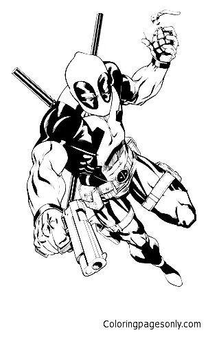 Deadpool Ausmalbilder 55