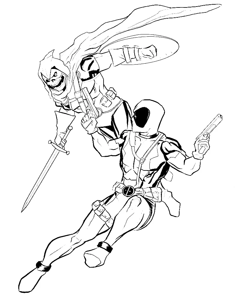 Deadpool Ausmalbilder 56