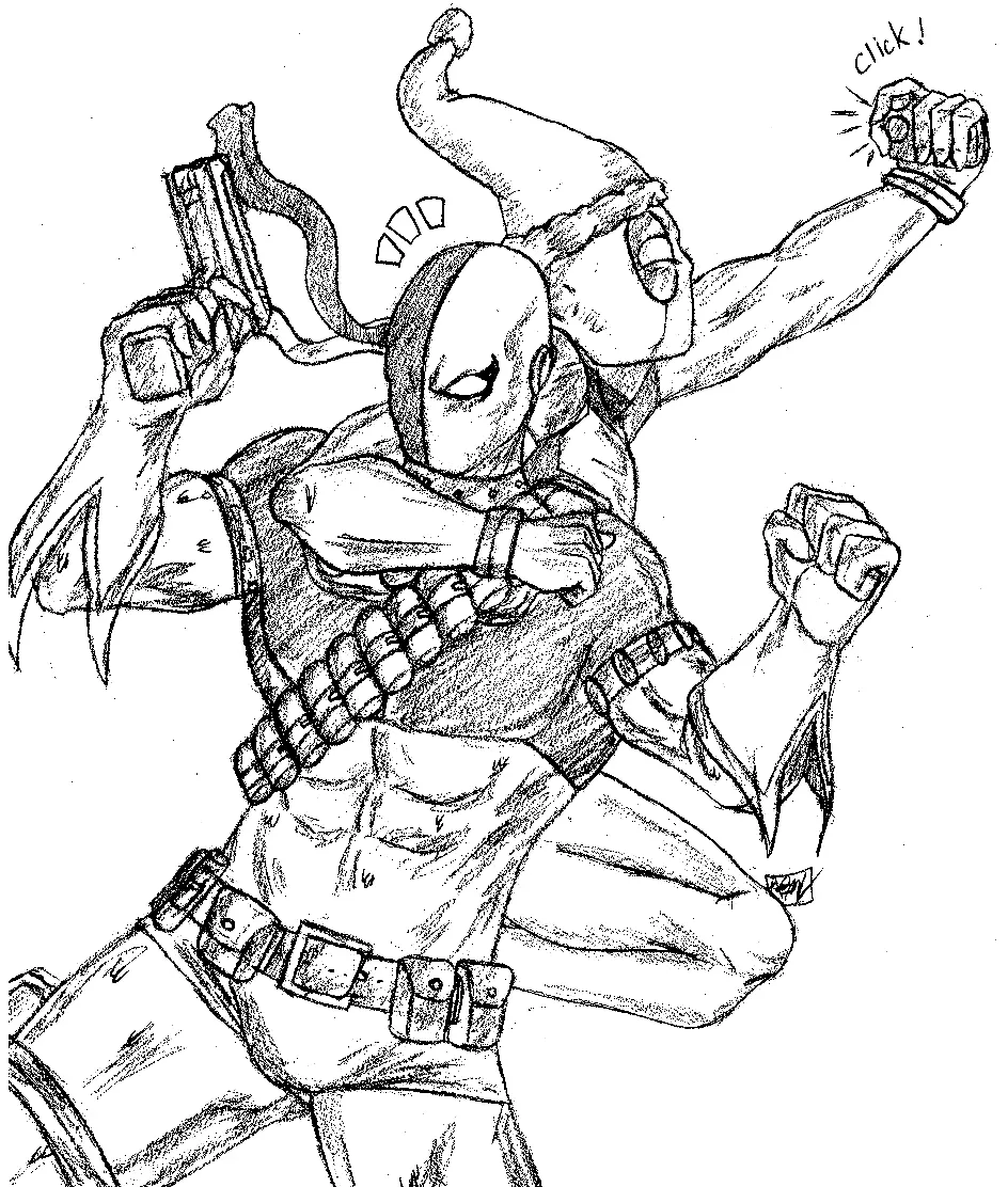 Deadpool Ausmalbilder 58