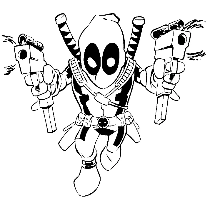 Deadpool Ausmalbilder 62