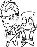 Deadpool Coloring Pages 72