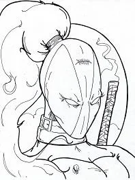 Deadpool Ausmalbilder 74