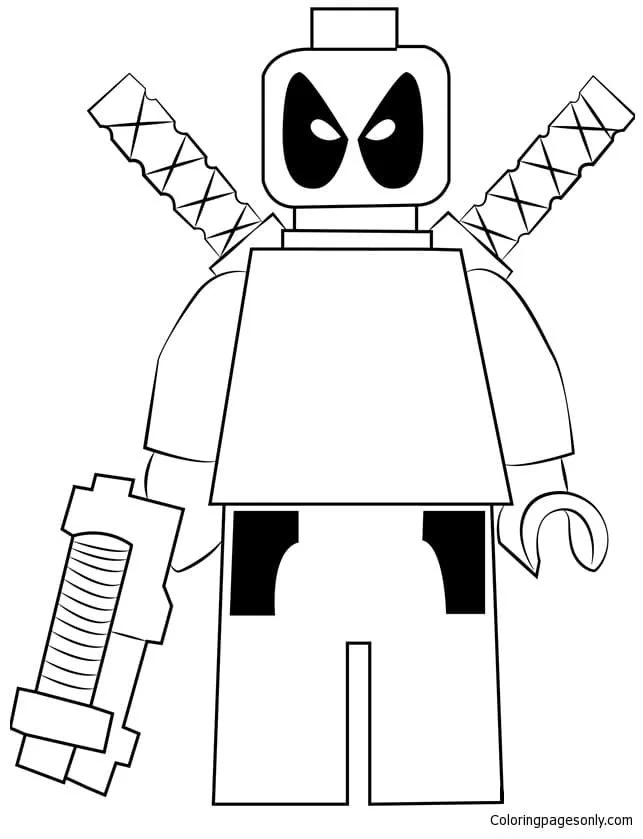 Deadpool Ausmalbilder 86