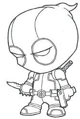 Deadpool Ausmalbilder 89
