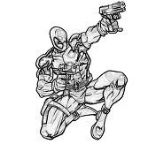 Deadpool Ausmalbilder 94
