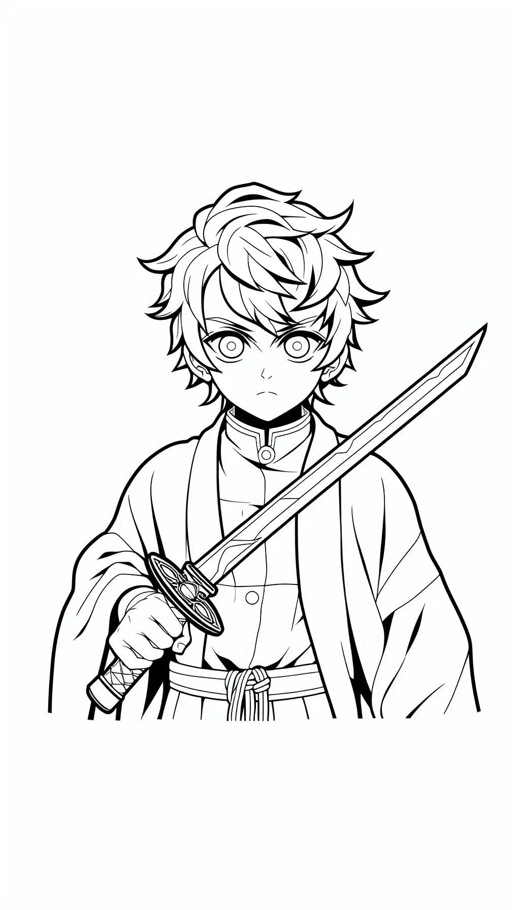 Demon Slayer para Colorir 14