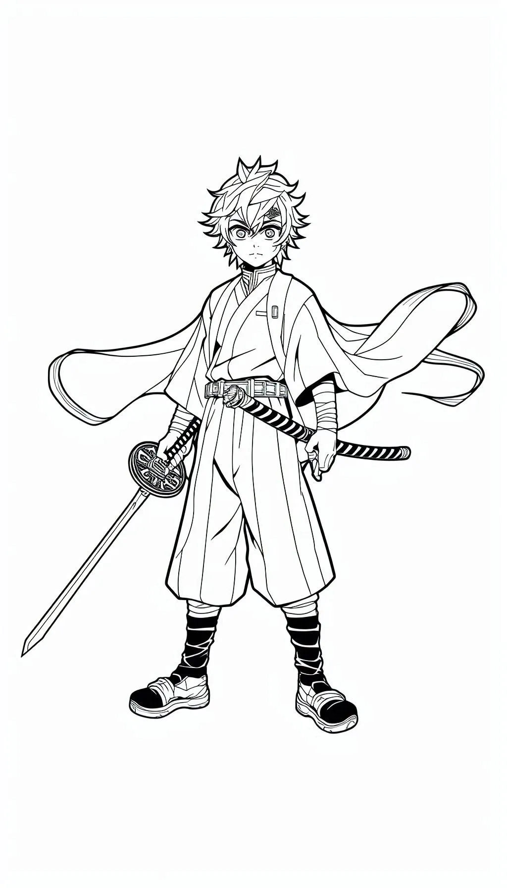 Demon Slayer para Colorir 15