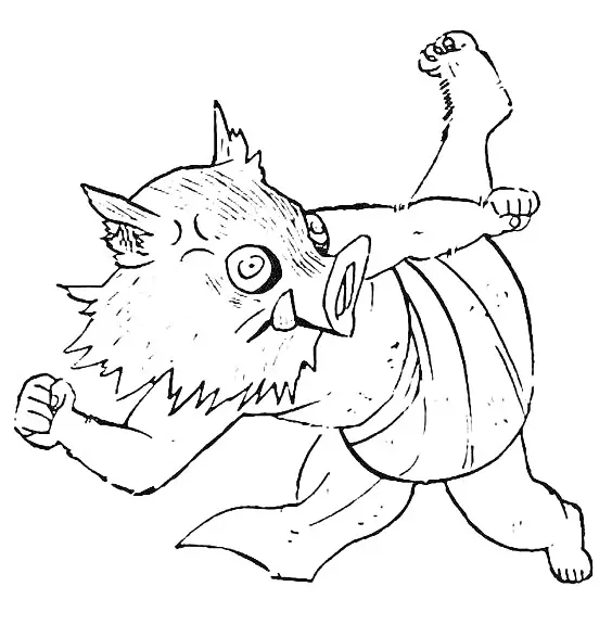 Demon Slayer para Colorear 62