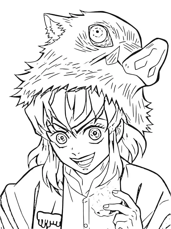 Demon Slayer para Colorear 64